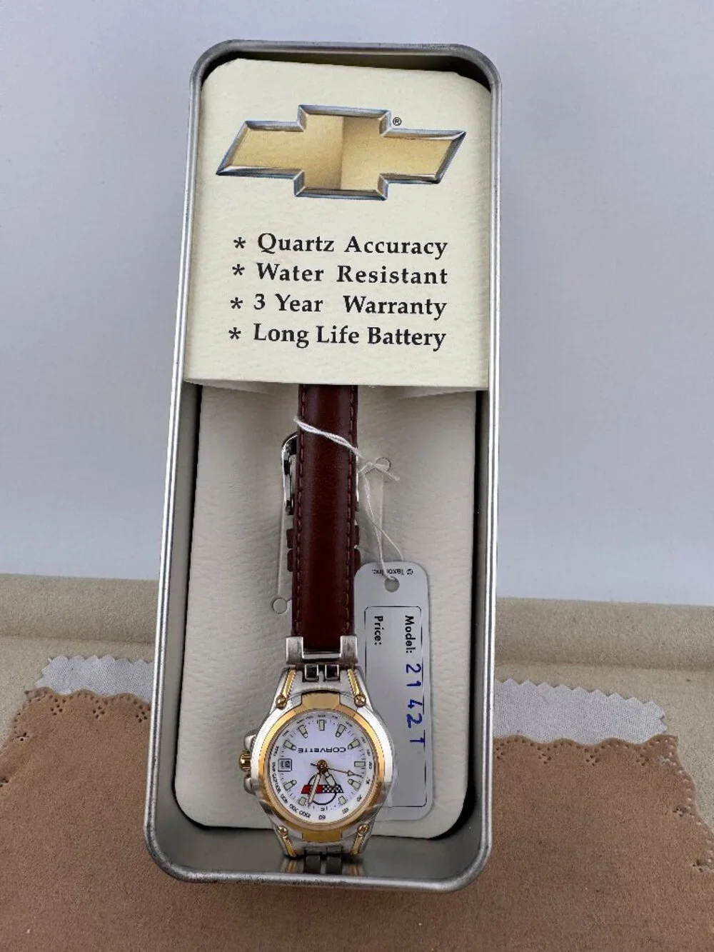 Vintage Corvette wristwatch is a must-have for all the Corvette enthusiasts